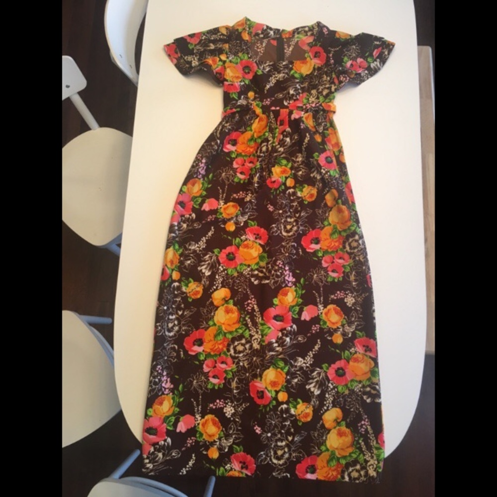 Vintage Flower Power🌸🌼✌️Long Gorgeous Dress!